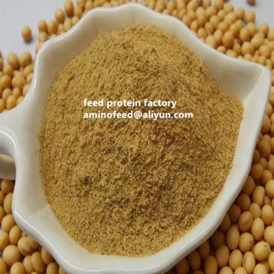 acheter La protéine de la farine de soja est de 50% de protéine, de couleur jaune naturelle, en poudre. Non OGM, très digeste, favorise la digestion, adapté aux volailles et aux animaux aquatiques. online manufacture
